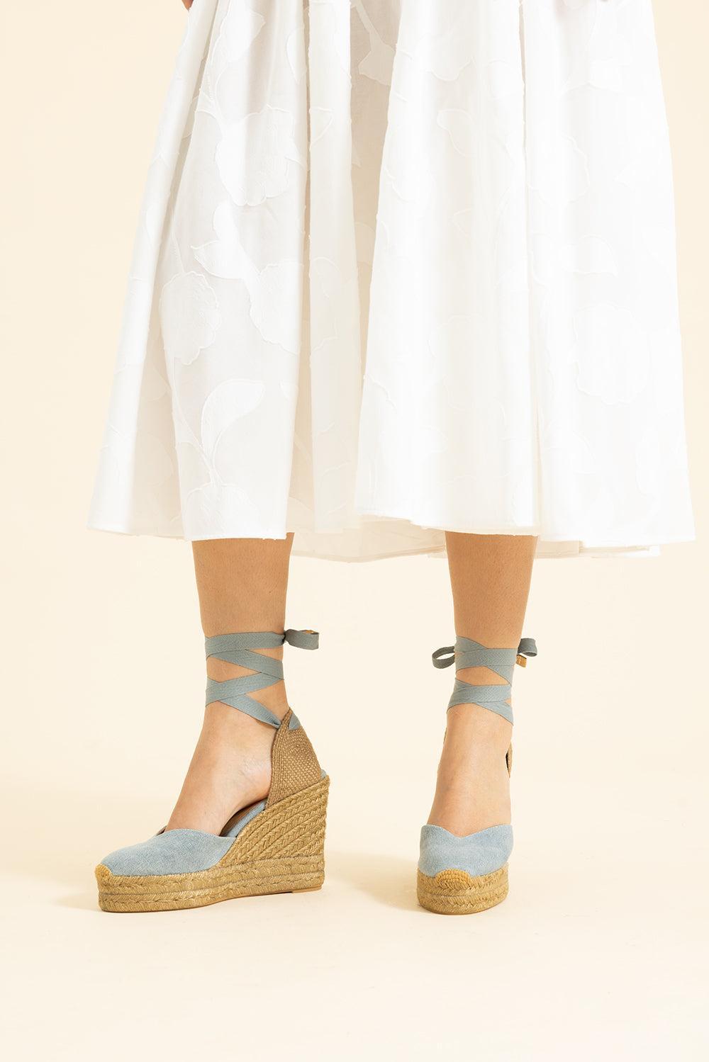 Chiara Wedge Sandal - Aqua-BLUE-36-SHOESANDAL-CASTANER