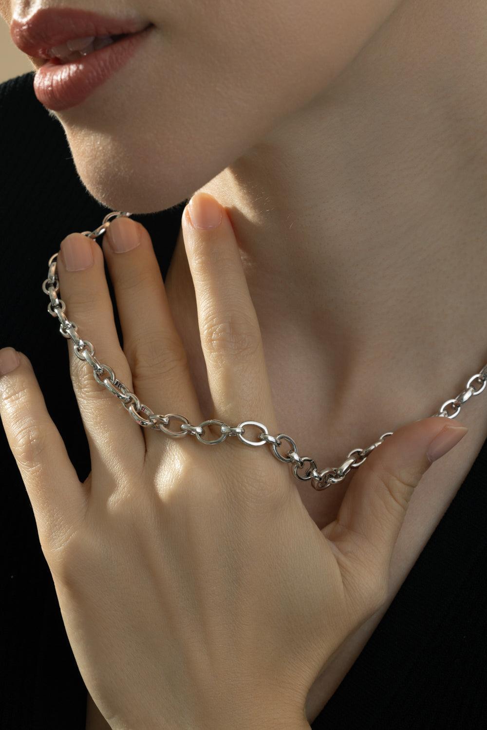 Five Charm Audrey Necklace-SILVER-18-JEWELRYFINE JEWELNECKLACE O-MONICA RICH KOSANN