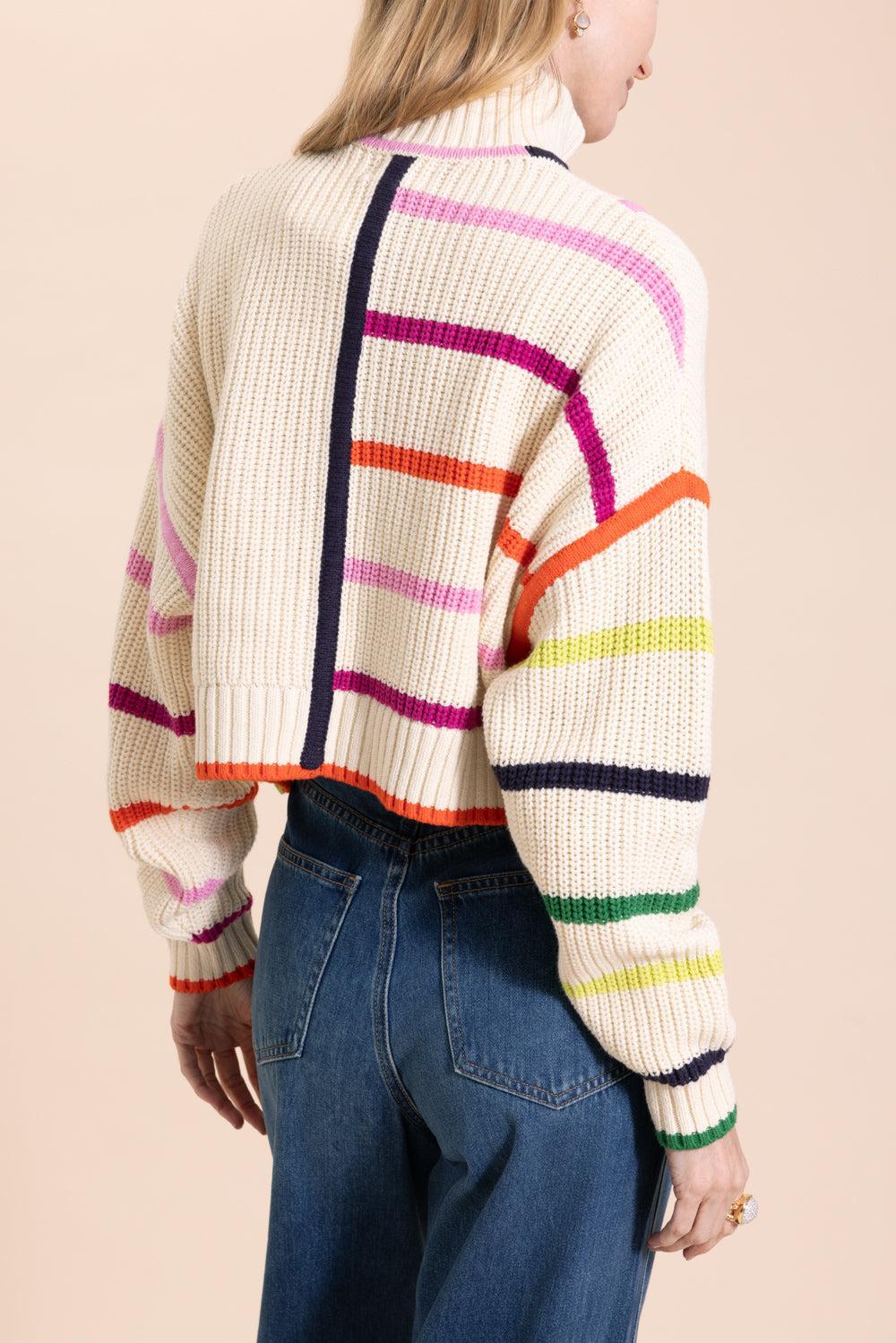 Cropped Hampton Sweater-CREAM MULTI-XS-CLOTHINGTOPSWEATER-STAUD