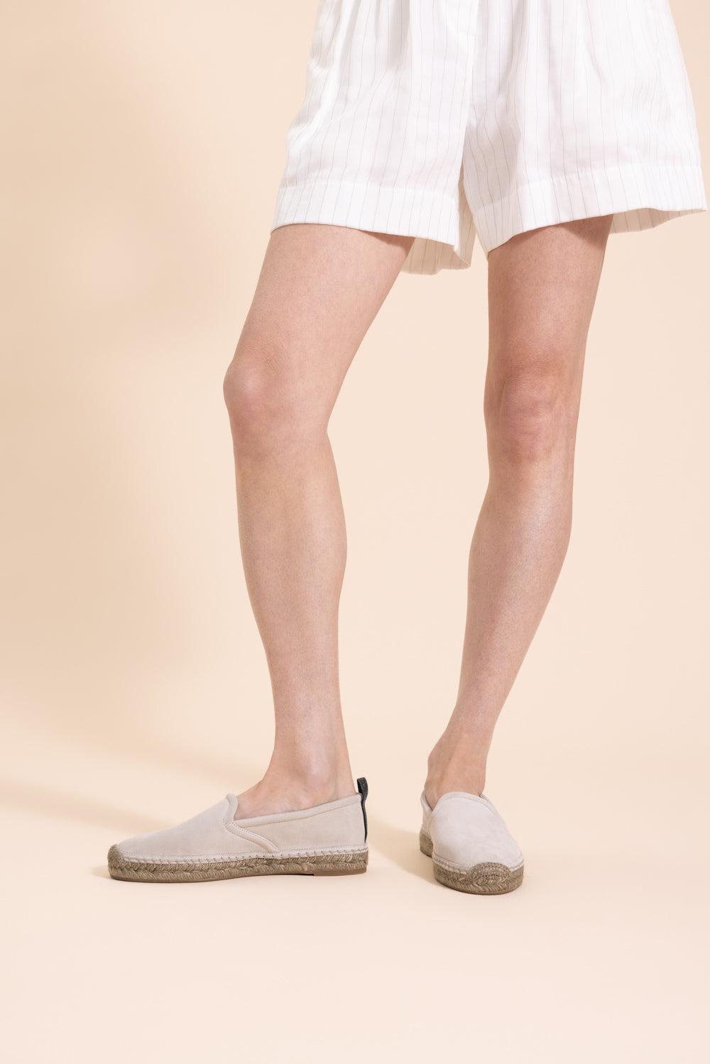 Precious Loop Espadrille Shoe-QUARZO-36-SHOEFLAT SHOE-BRUNELLO CUCINELLI