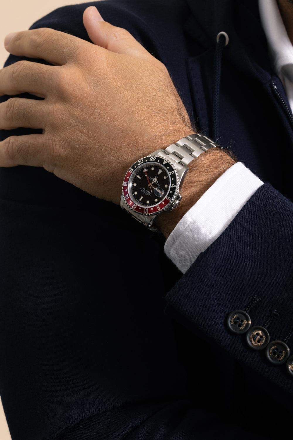 Rolex GMT Master II Watch-SILVER-40MM-JEWELRYFINE JEWELWATCH-ROLEX