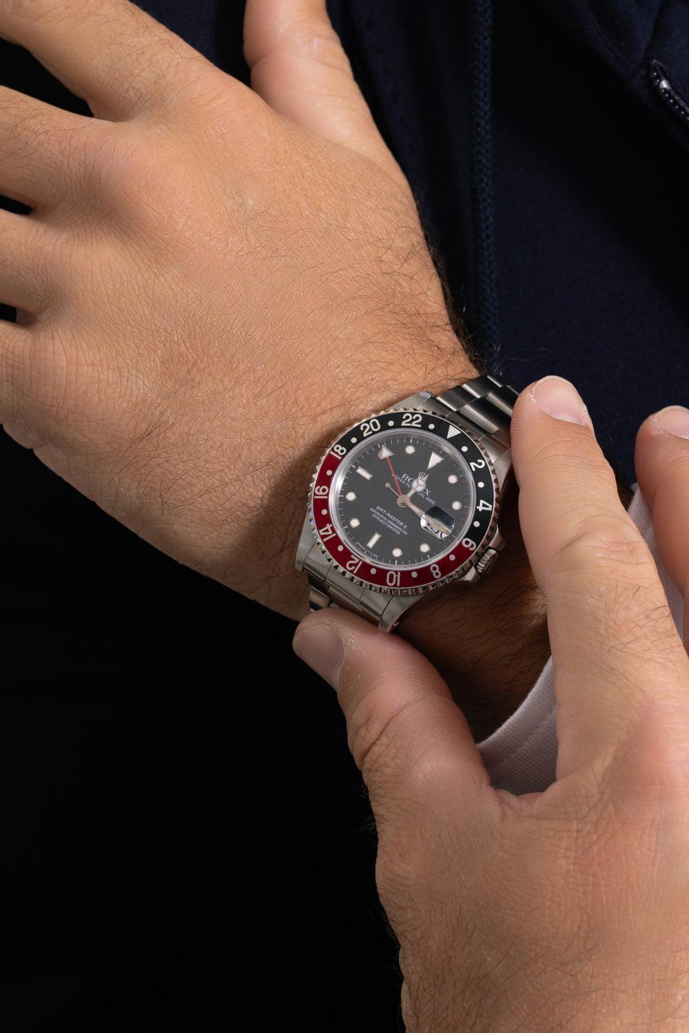 Rolex GMT Master II Watch-SILVER-40MM-JEWELRYFINE JEWELWATCH-ROLEX