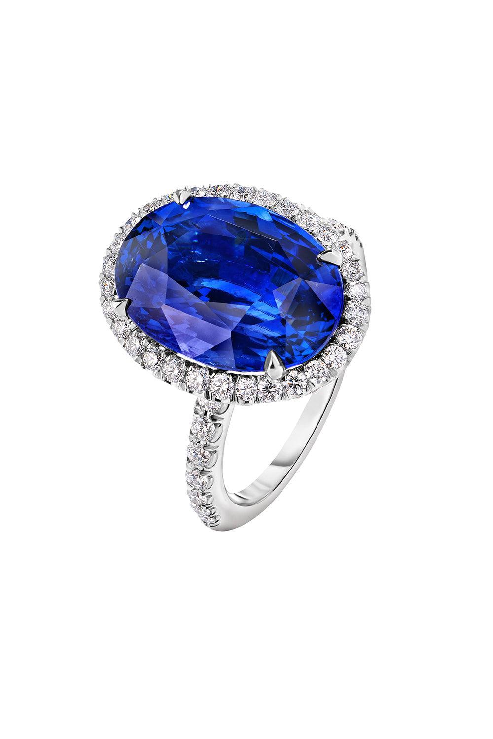 Sapphire Gemset Ring-PLATINUM-6-JEWELRYFINE JEWELRING-CICADA