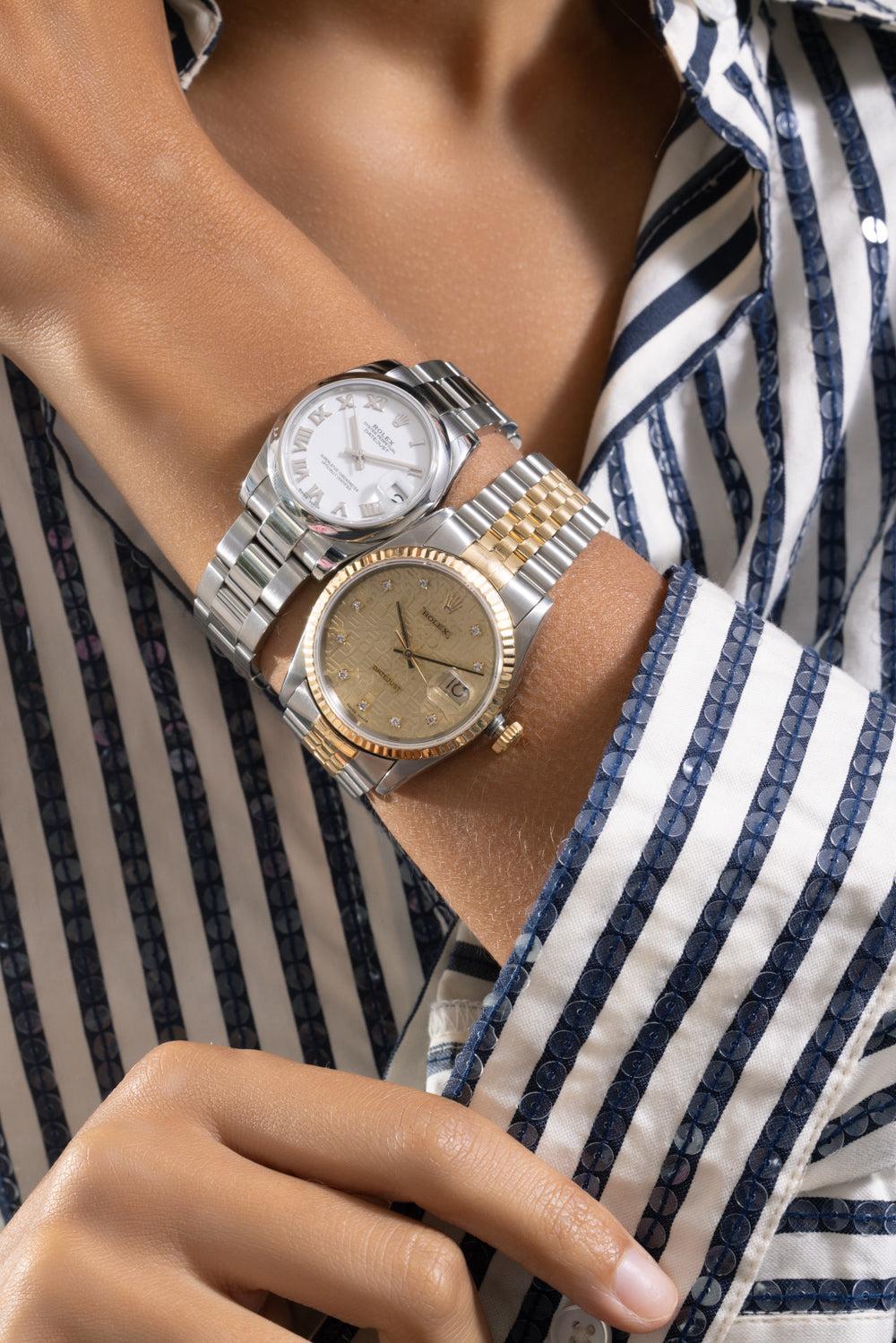 Datejust Watch 31-SILVER-31MM-JEWELRYFINE JEWELWATCH-ROLEX