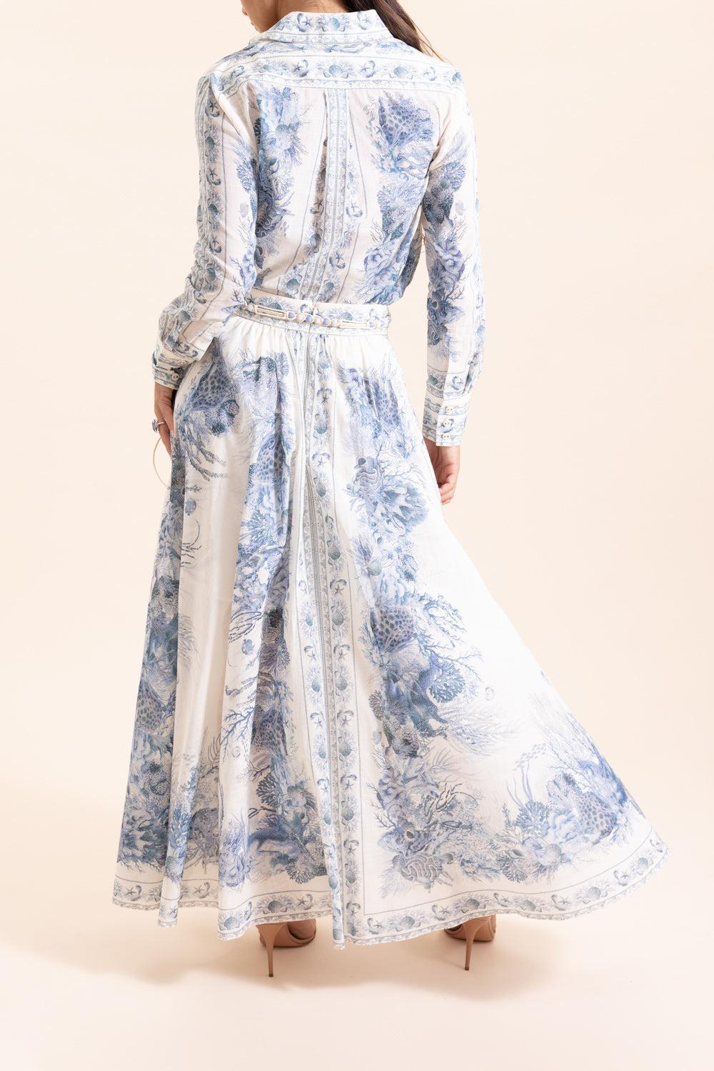 Wanderlust Body Shirt-BLUE-0-CLOTHINGTOPBLOUSE-ZIMMERMANN
