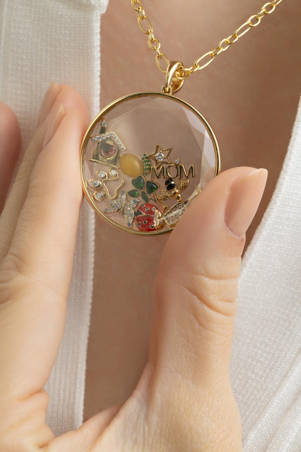 Ladybird Charm-ROSE GOLD-JEWELRYFINE JEWELPENDANT-LOQUET