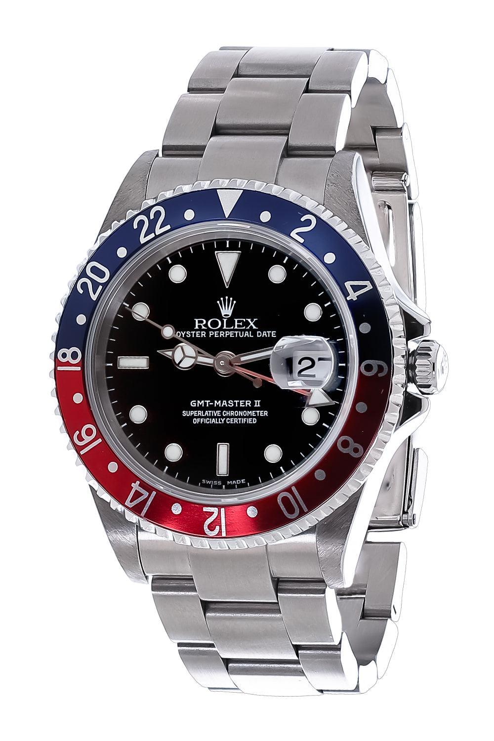 GMT Master II Watch-SILVER-40MM-JEWELRYFINE JEWELWATCH-ROLEX