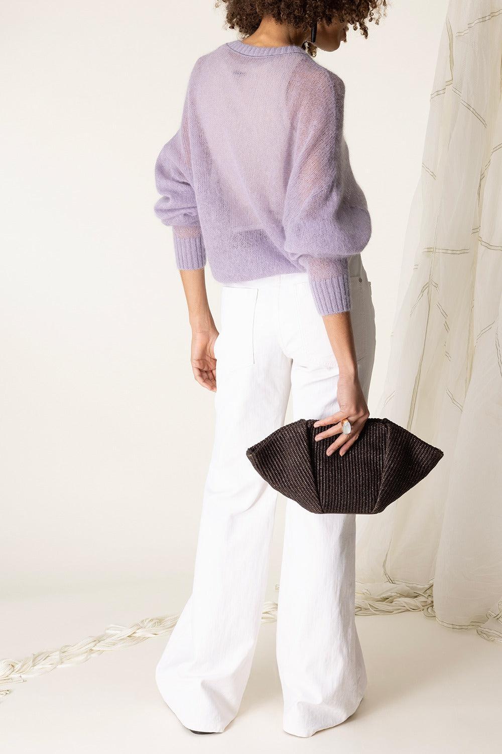 Crewneck Sweater - Purple Ash-PURPLASH-XS-CLOTHINGTOPKNITS-BRUNELLO CUCINELLI