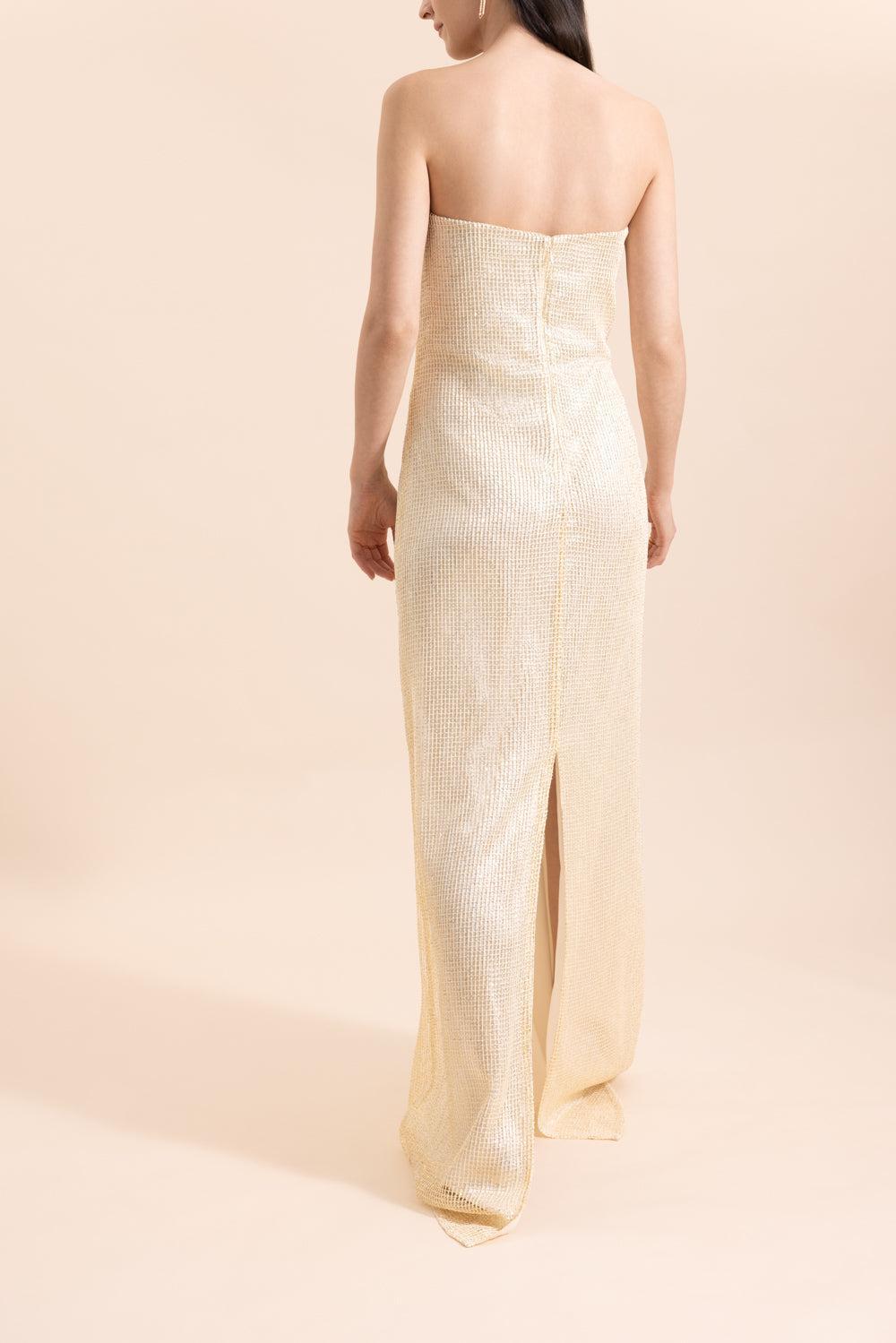 Carolyns Gown-CREAM-2-CLOTHINGDRESSCOCKTAIL-TWP