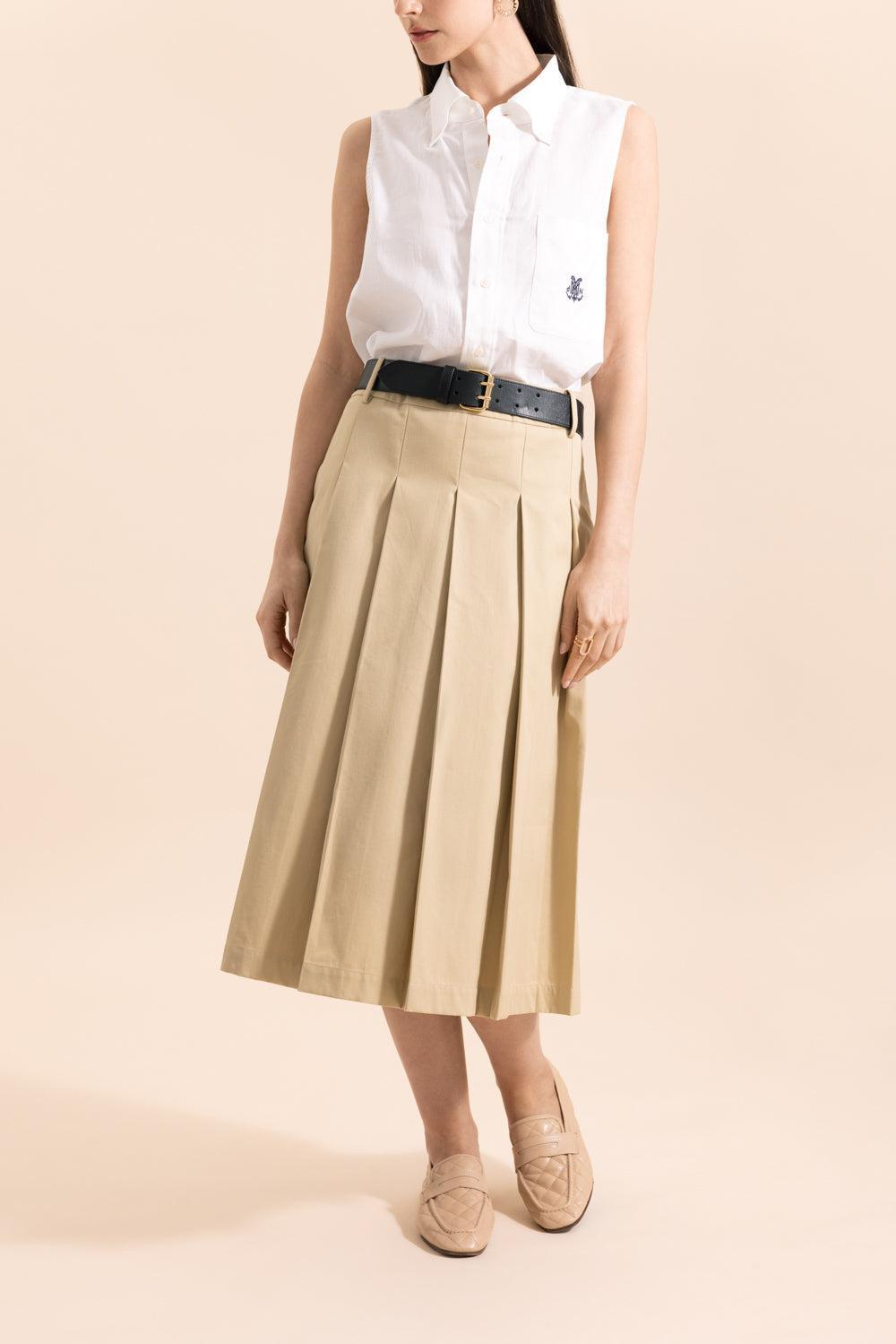 Sienna Skirt-BROWN-34-CLOTHINGSKIRTMIDI-DMN PARIS