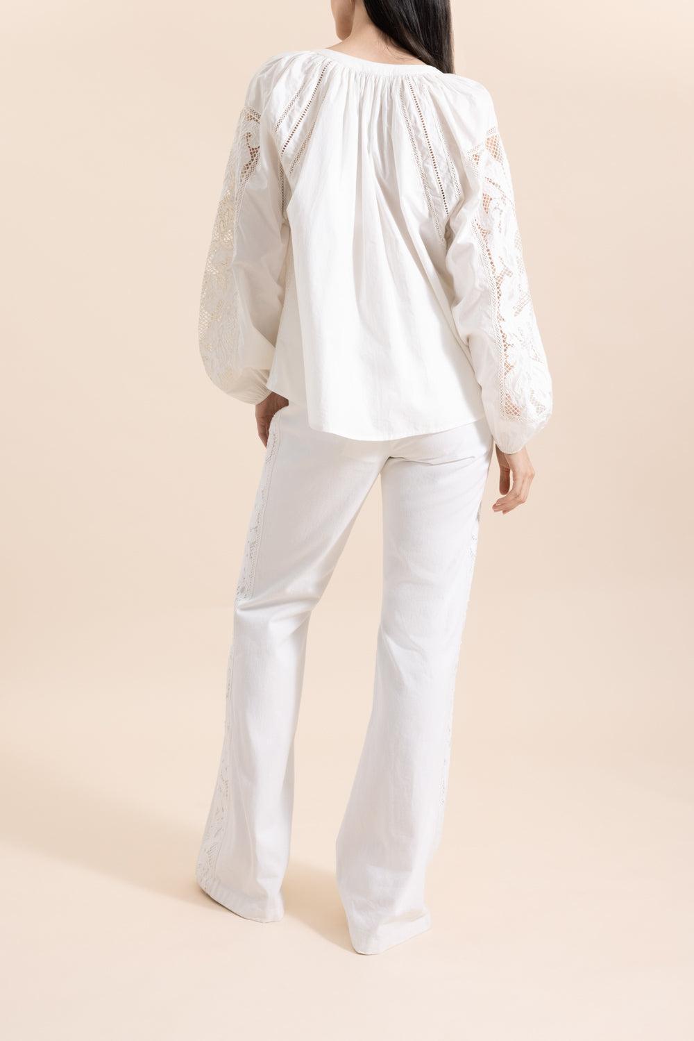 Vinnie Pant-WHITE-34-CLOTHINGPANTDENIM-DMN PARIS