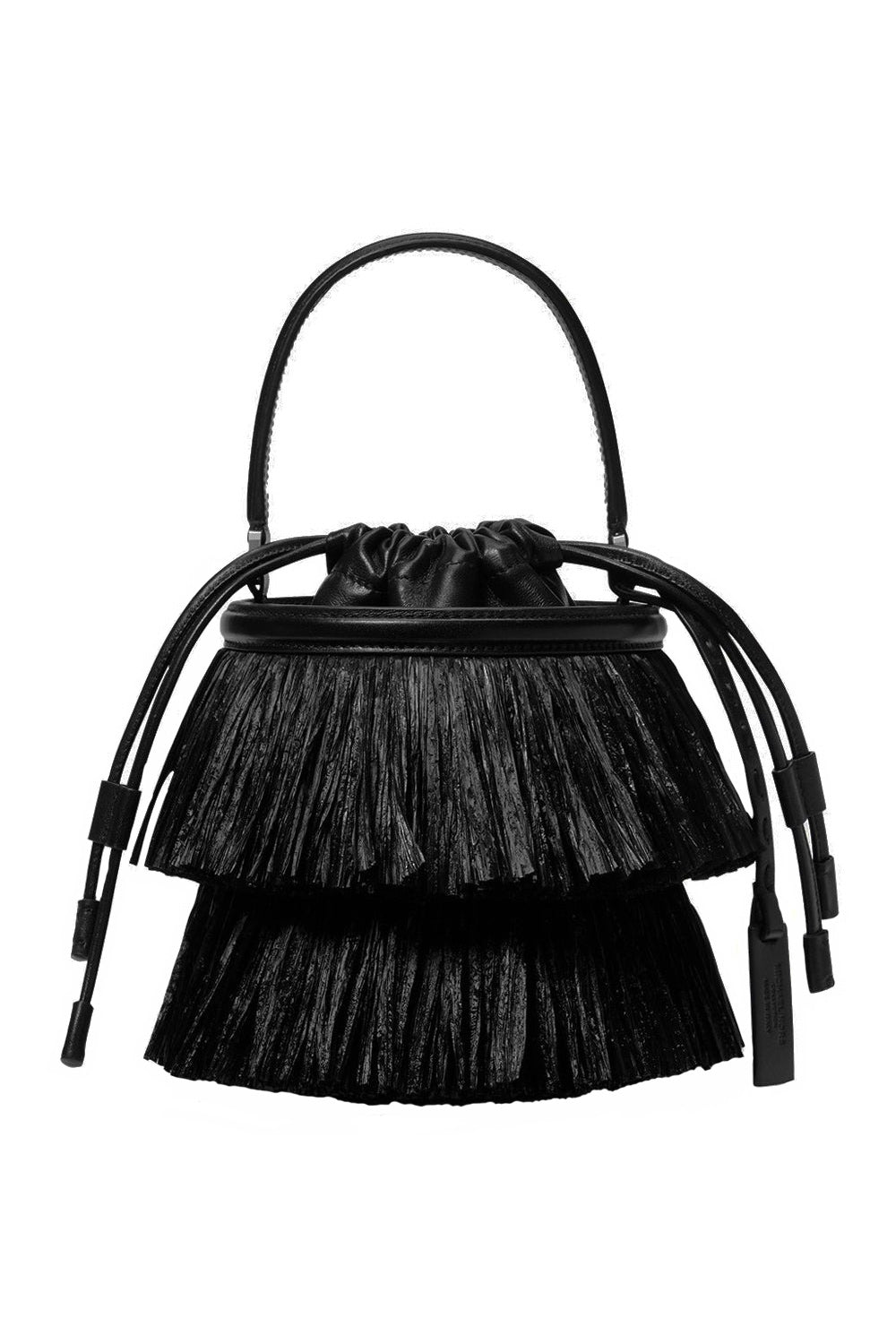 Mini Ischia Bucket Bag - Black-BLACK-O/S-HANDBAGSHOULDER-MICHAEL KORS COLLECTION