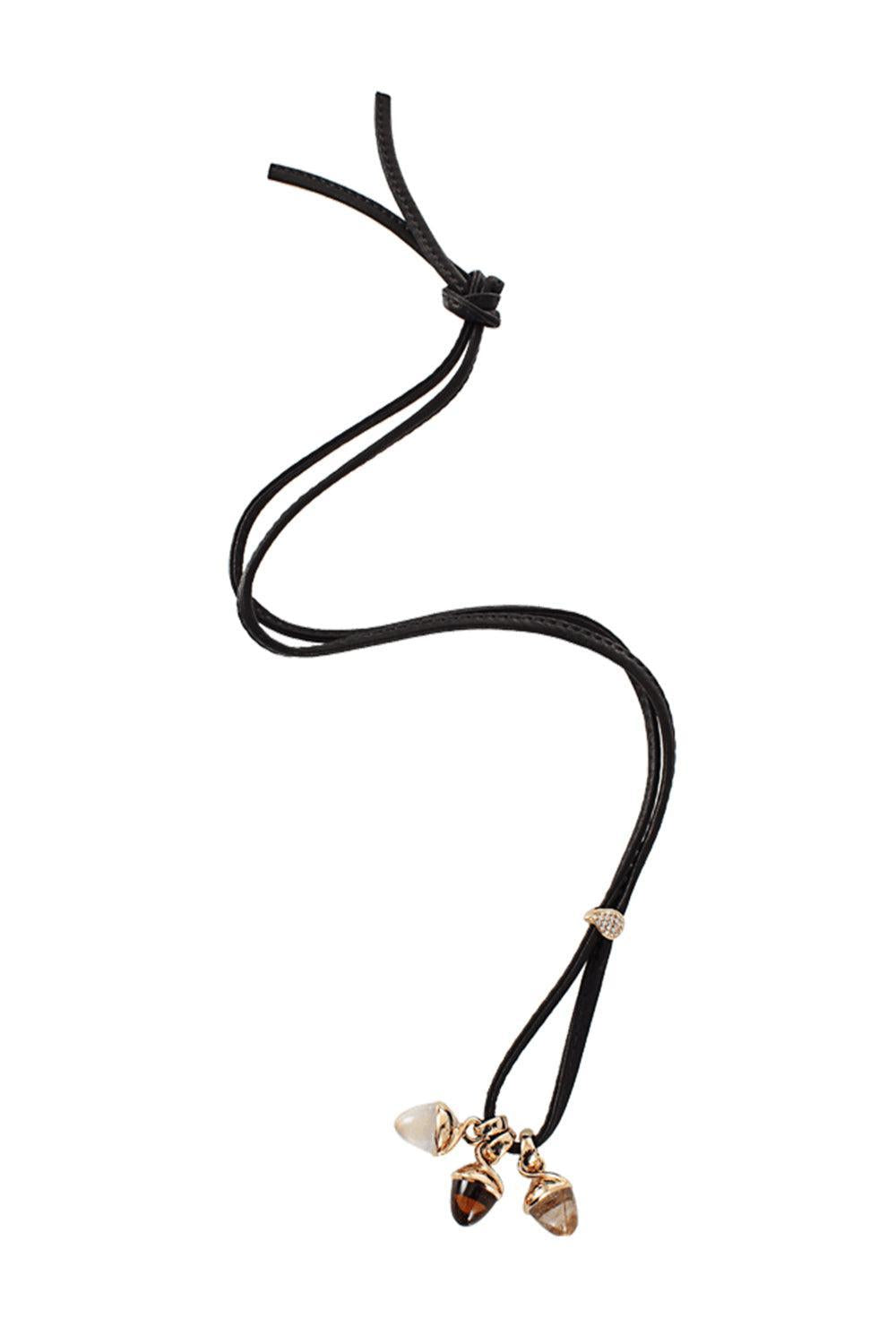 Mikado Bouquet Red Rutilated Quartz Pendant-ROSE GOLD-JEWELRYFINE JEWELPENDANT-TAMARA COMOLLI