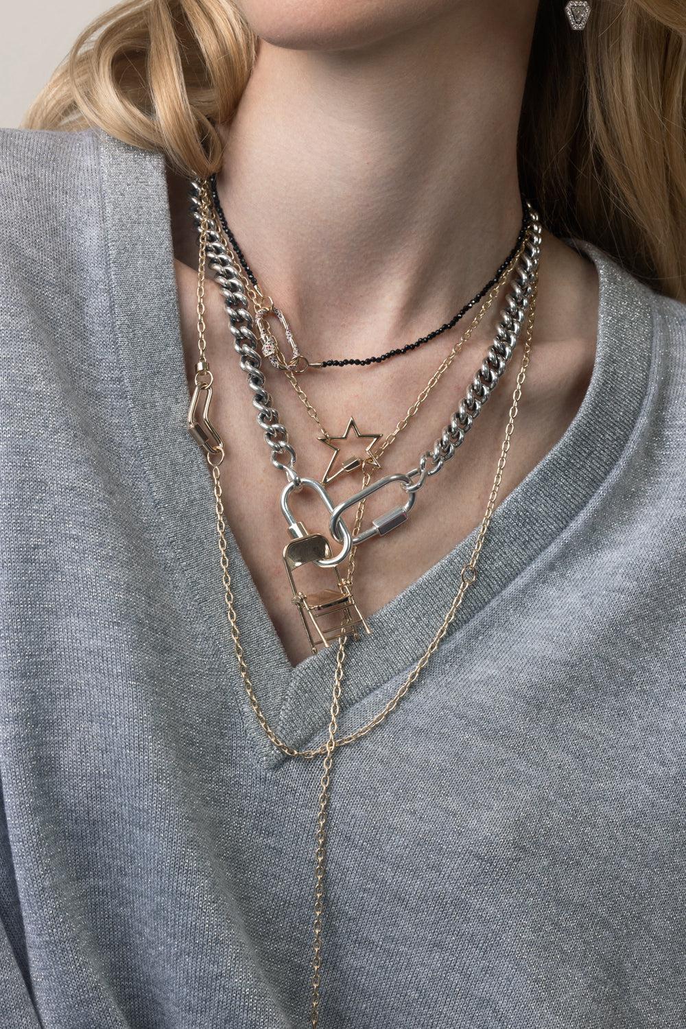 Itty Bitty Colored Agate Strand-YELLOW GOLD-JEWELRYFINE JEWELNECKLACE O-MARLA AARON
