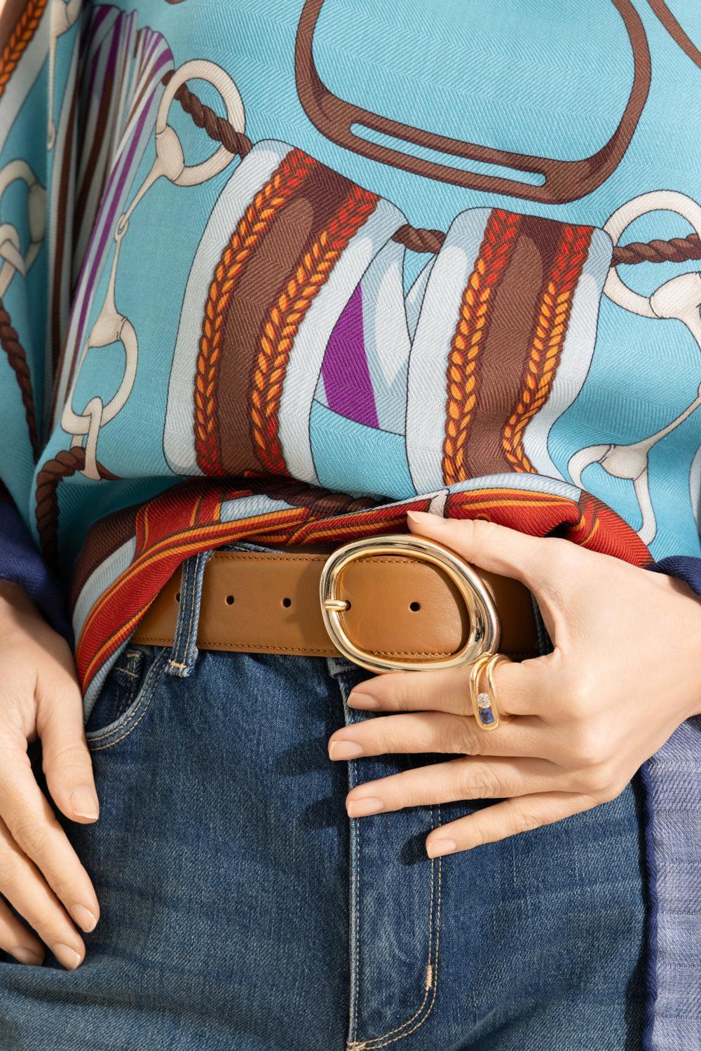 Helen Belt - Canyon-BROWN-75-ACCESSORIEBELTS-GAVAZZENI
