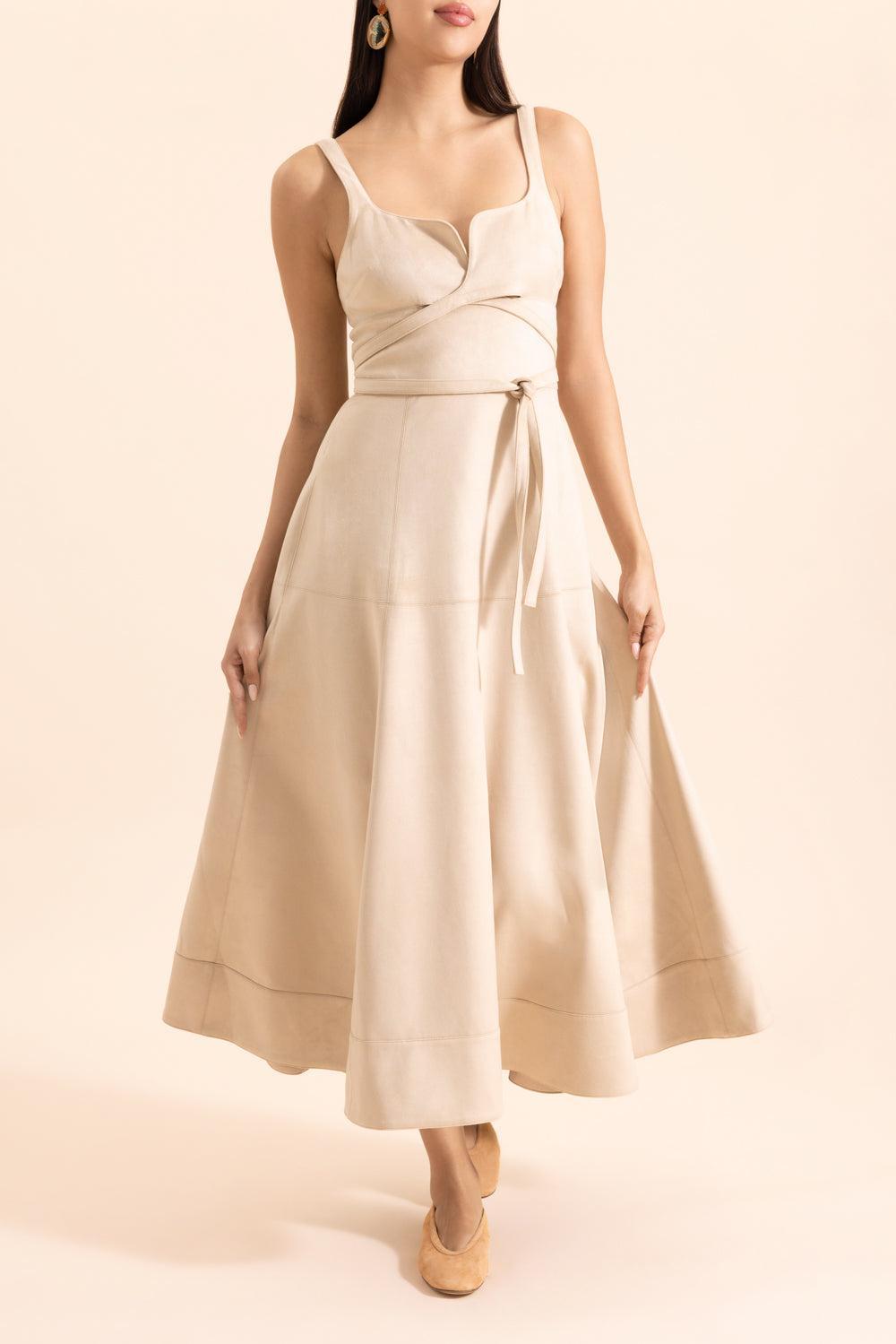 Kendra Midi Dress-DUNE-XS-CLOTHINGDRESSCASUAL-ALEXIS