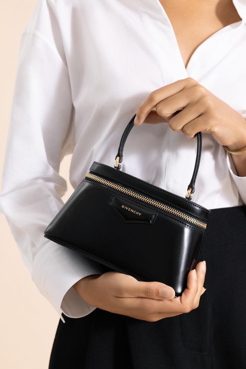 Antigona Vanity Mini Bag-BLACK-HANDBAGTOP HANDLE-GIVENCHY