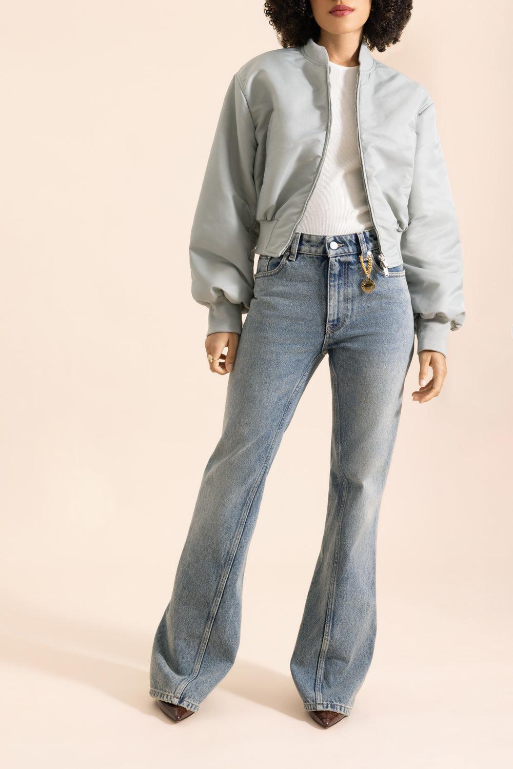 Bootcut Denim Pant-MID BLUE-26-CLOTHINGPANTDENIM-STELLA MCCARTNEY