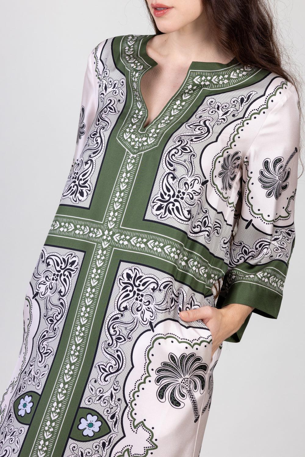The Kaftan - Mirage Beige-MIRAGE-XS-CLOTHINGDRESSCASUAL-LA DOUBLEJ
