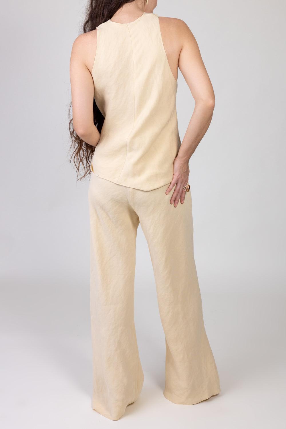 Cropped Pant - Neutral-NEUTRAL-P-CLOTHINGPANTCROPPED-PETER COHEN