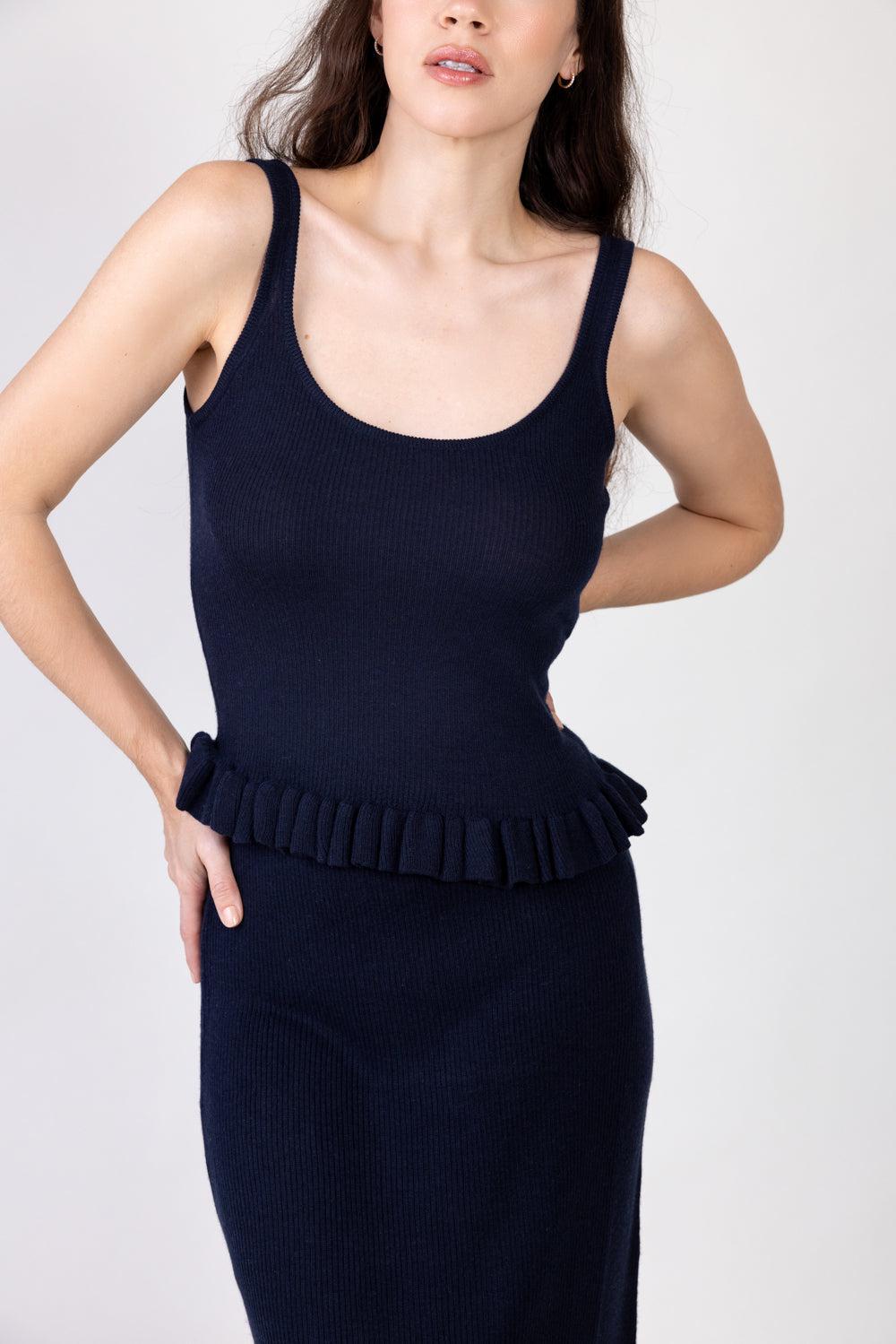 THE PHOEBE TANK-NAVY-XS-CLOTHINGTOPTANK-BRANDON MAXWELL