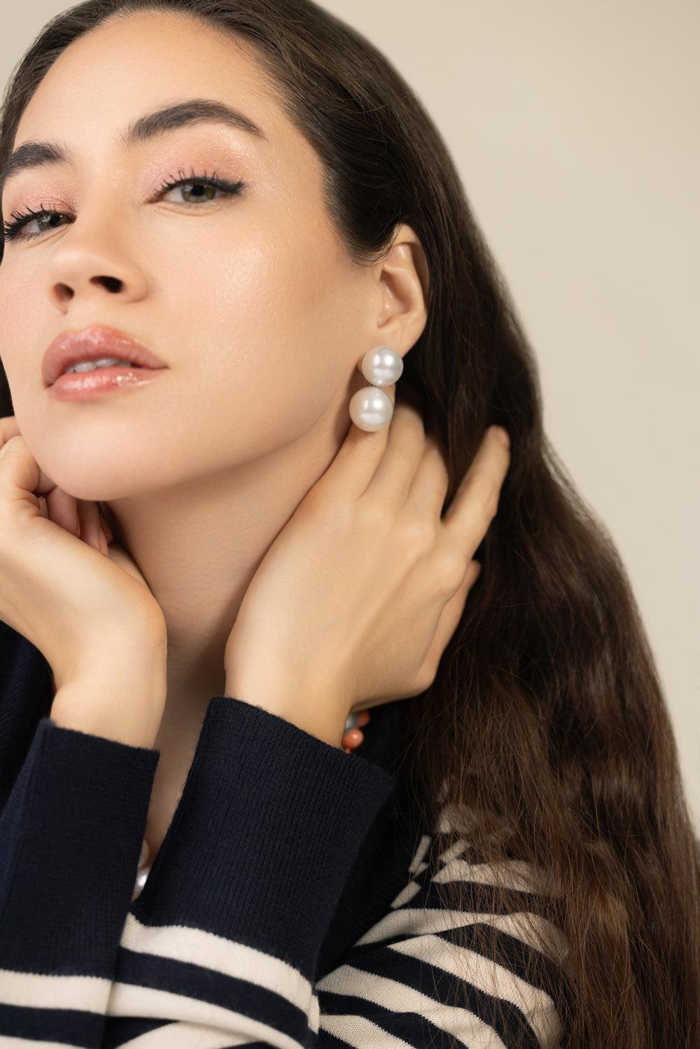Connector Earrings-PLATINUM-JEWELRYFINE JEWELEARRING-ASSAEL