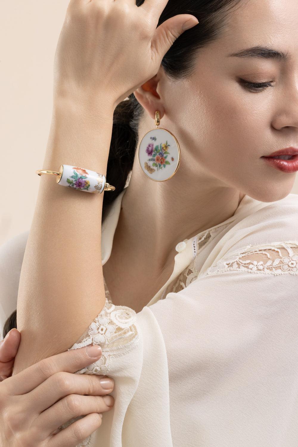 Nymphenburg Trundle Lock Bracelet-YELLOW GOLD-6.5-7-JEWELRYFINE JEWELBRACELET O-MARLA AARON