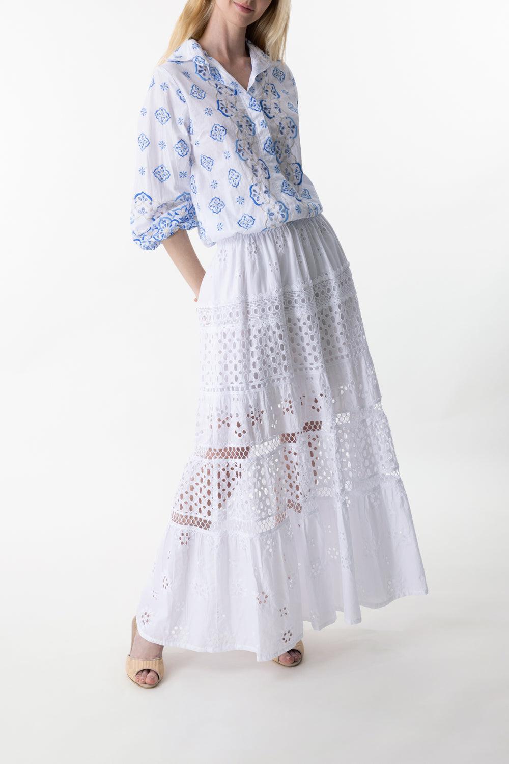 Saona Top-BLUE-XS-CLOTHINGTOPBLOUSE-TEMPTATION POSITANO