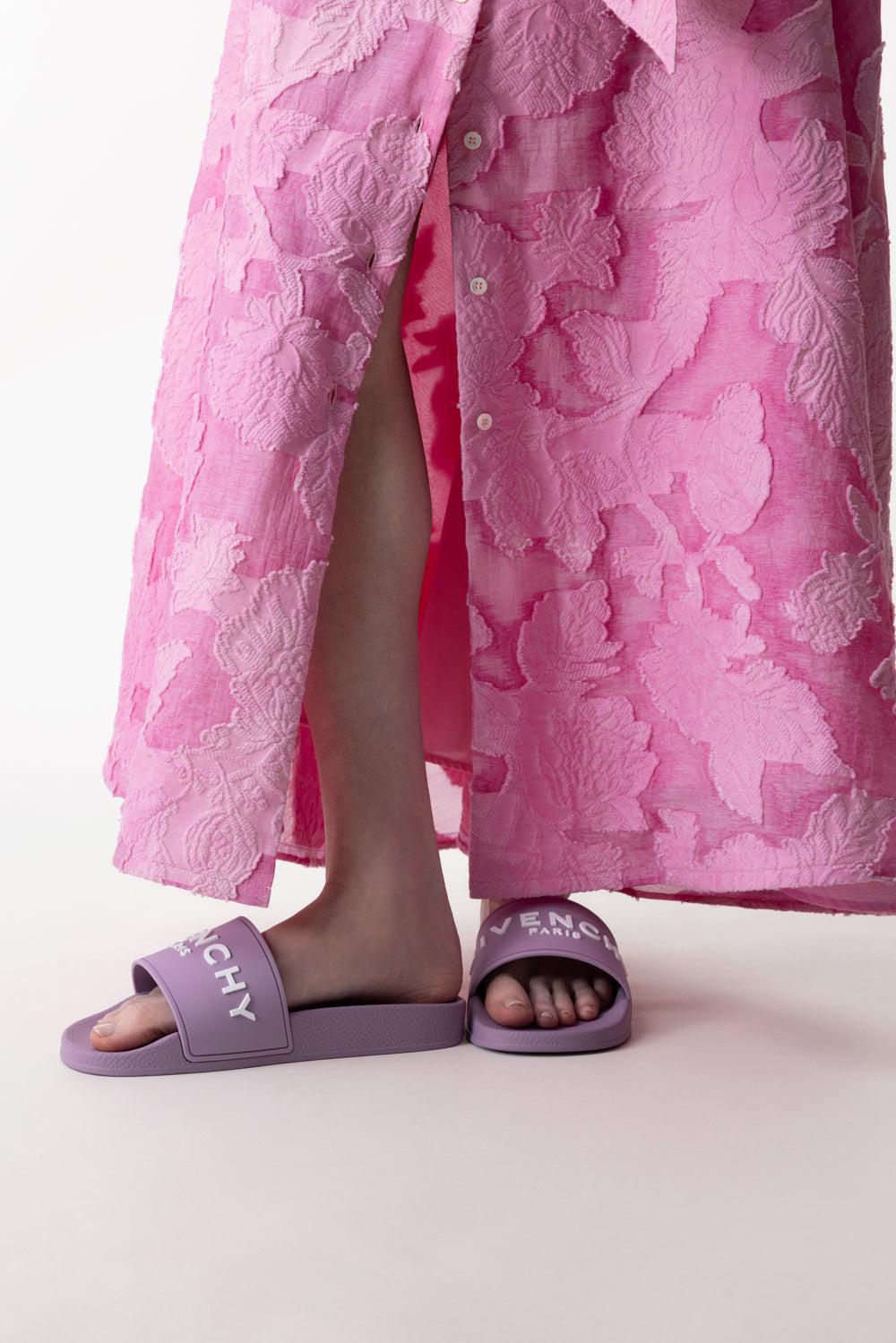 Flat Slides - Orchid Purple-ORCHID PURPLE-36-SHOEFLAT SHOE-GIVENCHY
