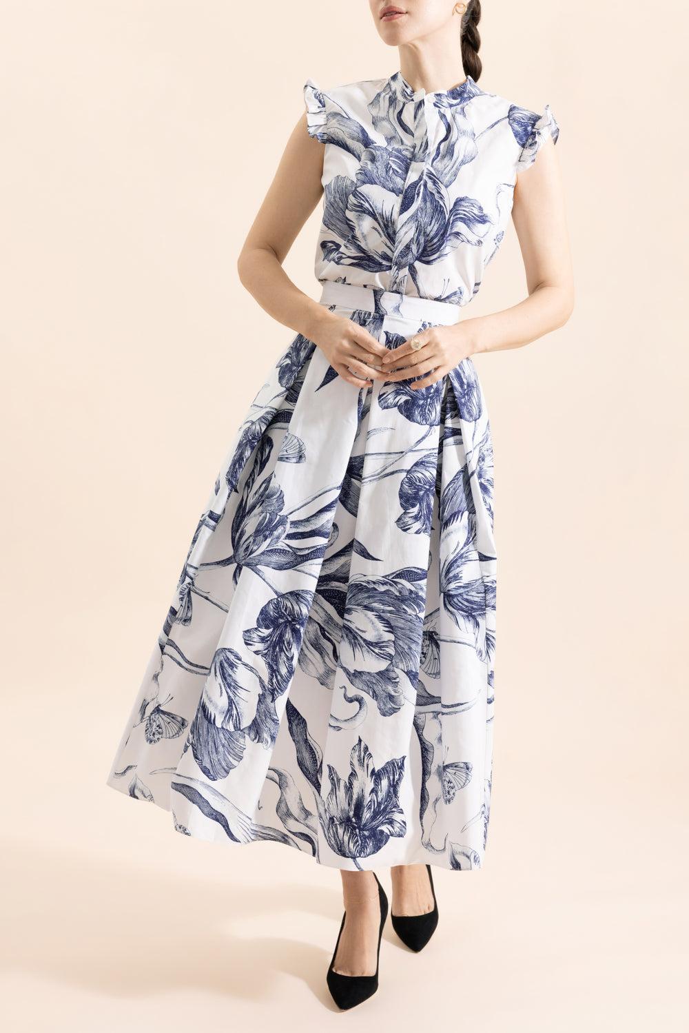 Sleeveless Ruffle Blouse-BTNCLIVO-2-CLOTHINGTOPBLOUSE-ERDEM