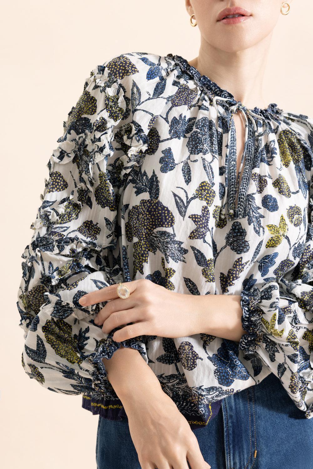 Azrou Blouse-CREAM-0-CLOTHINGTOPBLOUSE-ULLA JOHNSON