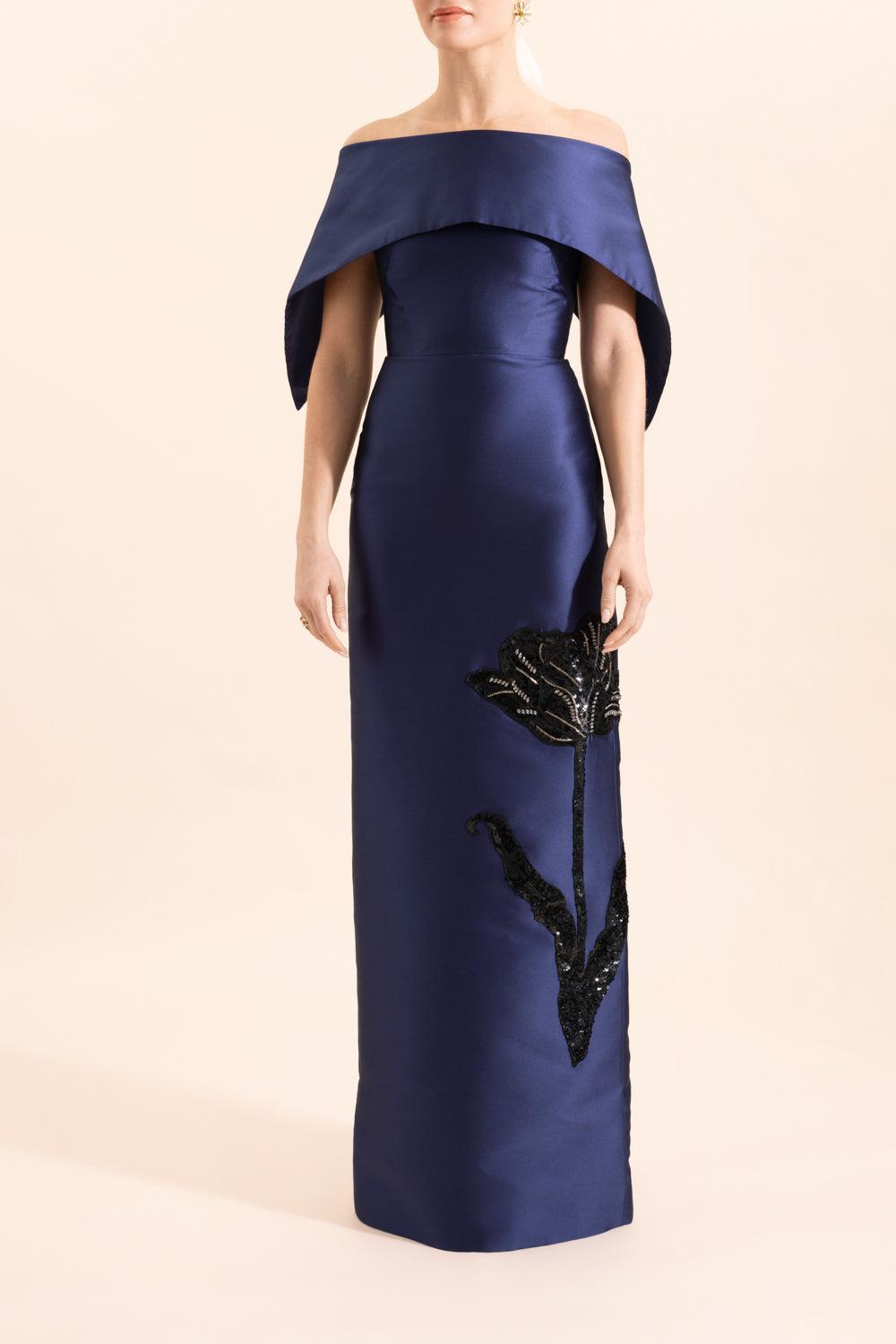 Embellished Off The Shoulder Gown-BEETLE-2-CLOTHINGDRESSGOWN-ERDEM