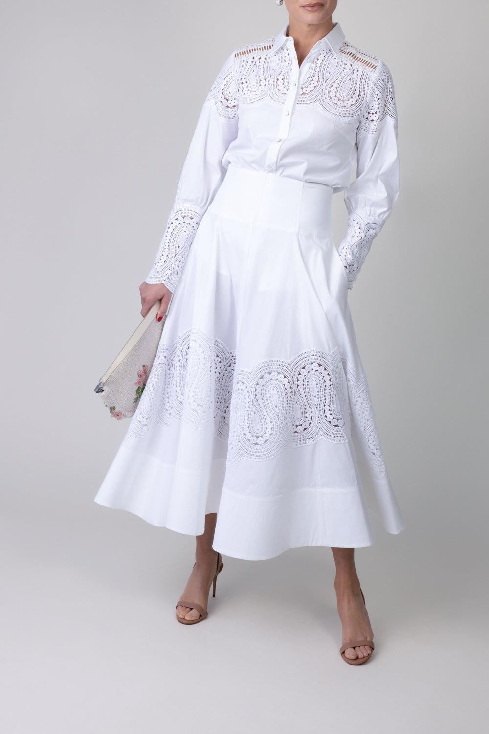 Parker Skirt-IVORY-2-CLOTHINGSKIRTMIDI-LELA ROSE