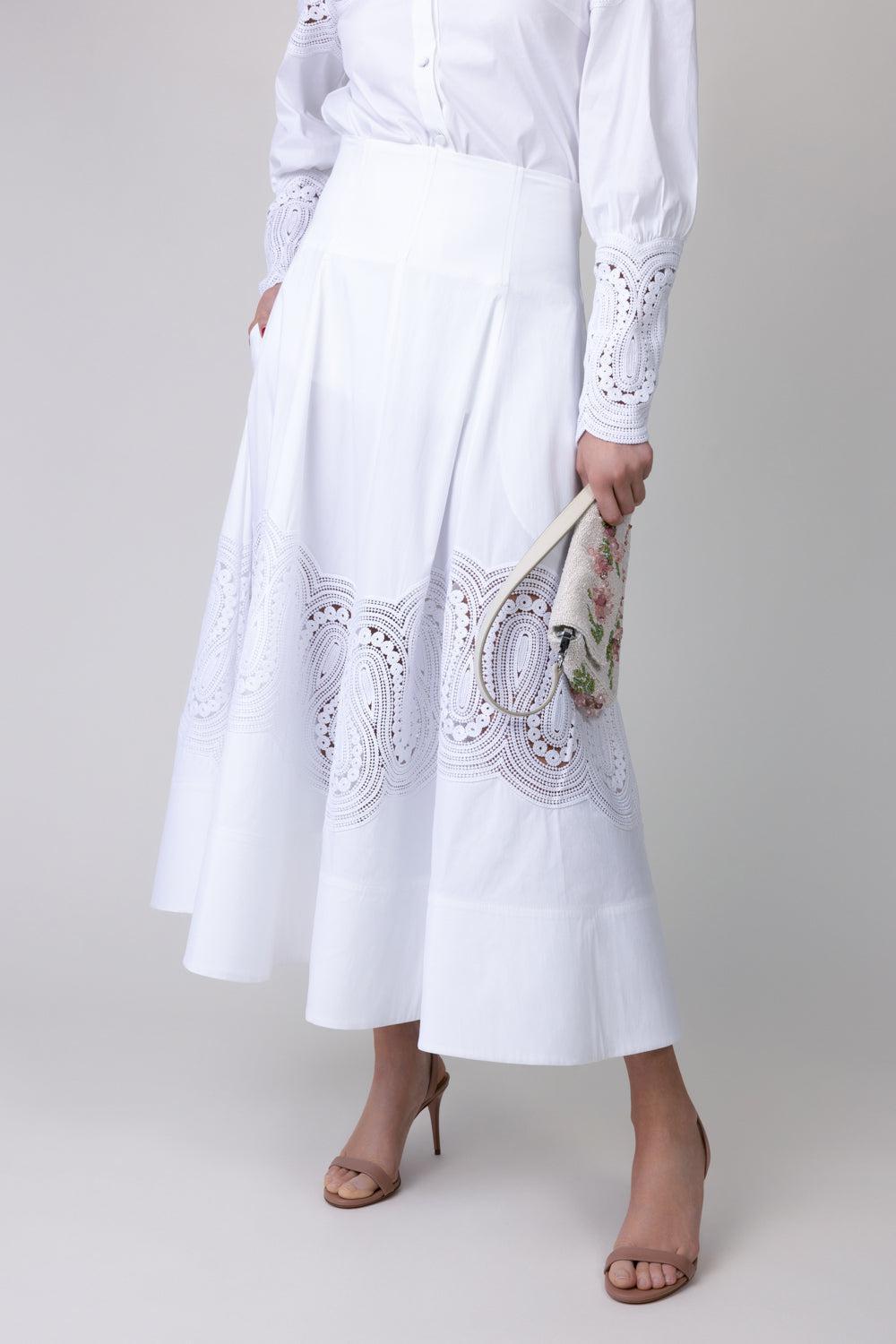 Parker Skirt-IVORY-2-CLOTHINGSKIRTMIDI-LELA ROSE