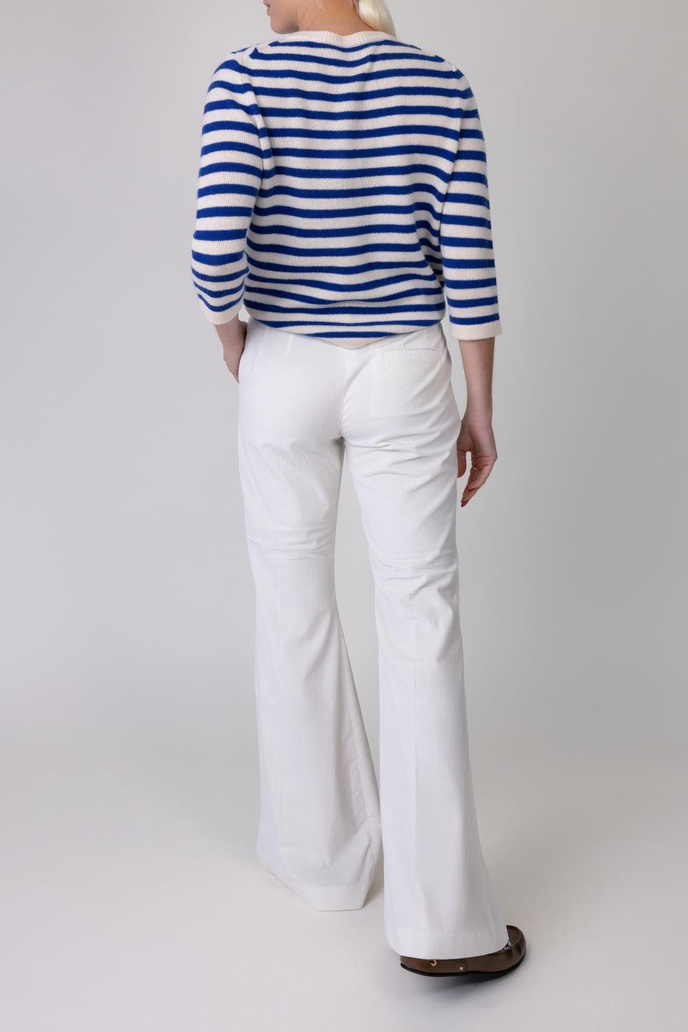 Three Quarter Sleeve Sweater-OATMKNTD-XS-CLOTHINGTOPSWEATER-ALLUDE