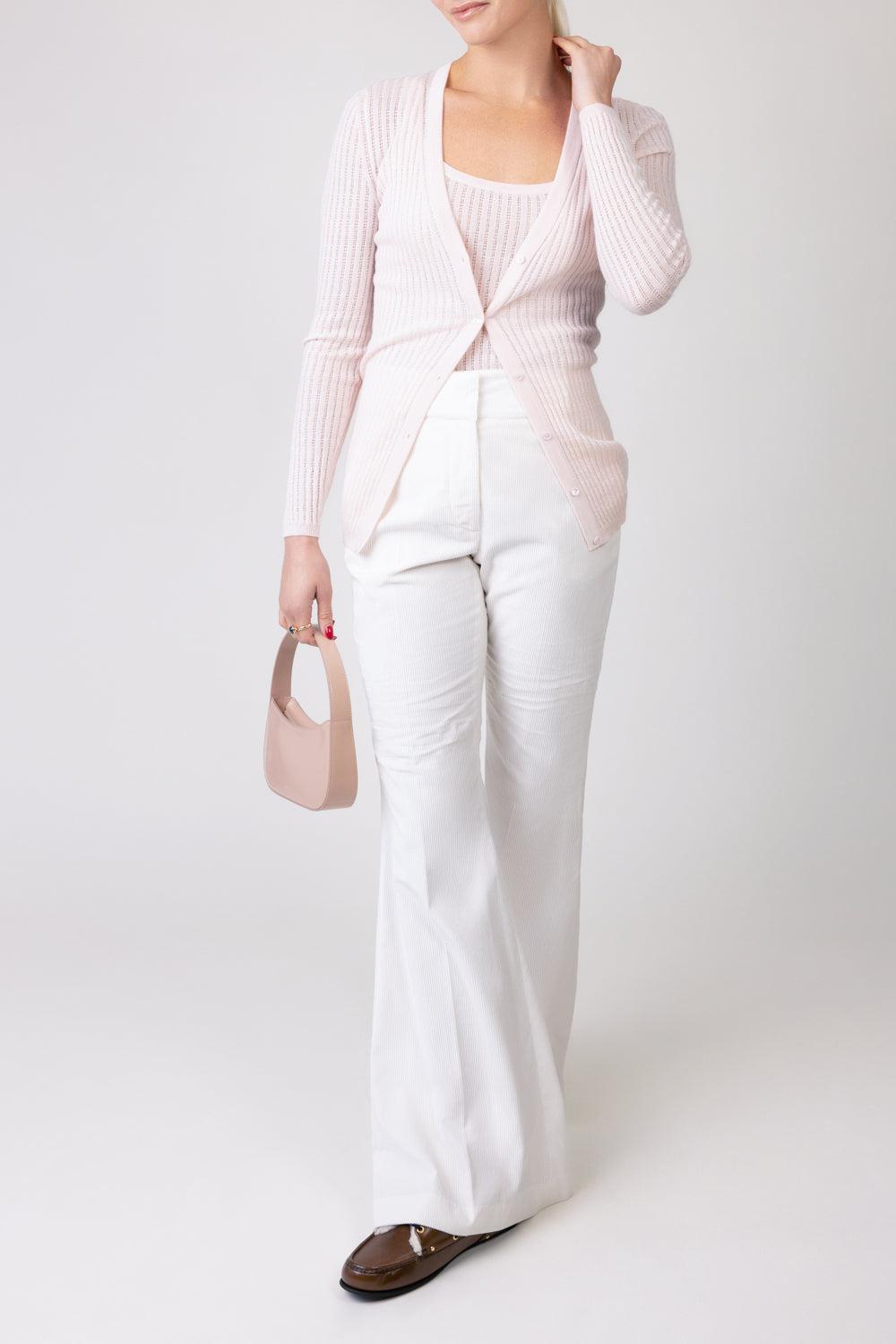 EMMA CARDIGAN-PLEBLUSH-XS-CLOTHINGTOPCARDIGAN-GABRIELA HEARST