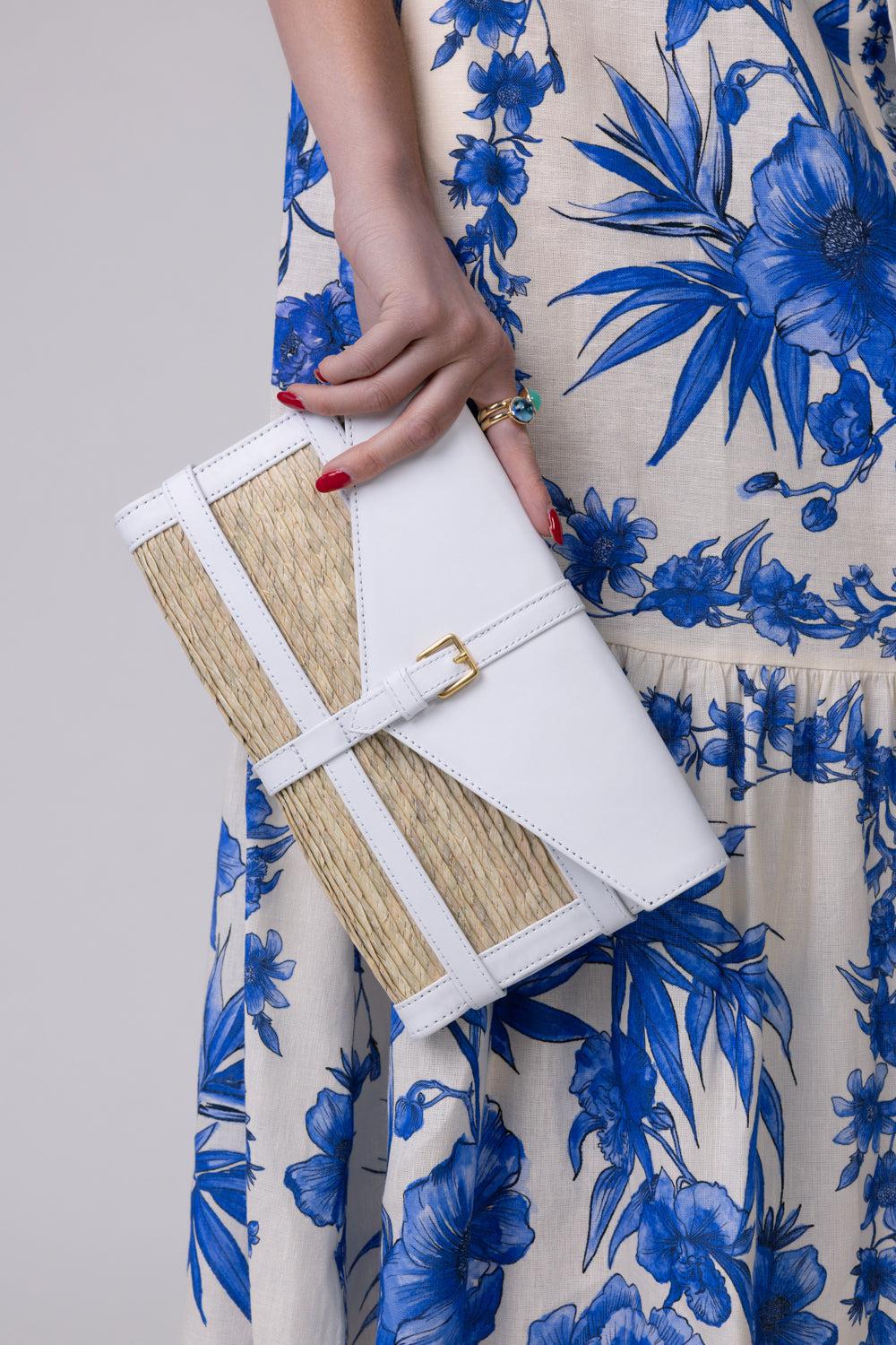 Watermill Envelope Clutch-NAT/WHT-O/S-HANDBAGCLUTCHES-ALTUZARRA