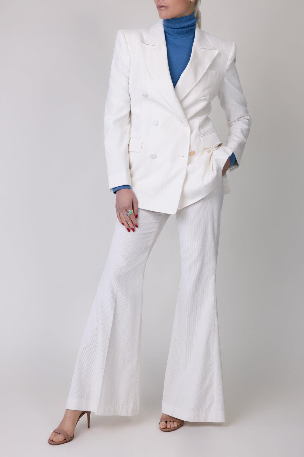 GAVIN BLAZER-IVORY-40-CLOTHINGJACKETBLAZERS-GABRIELA HEARST
