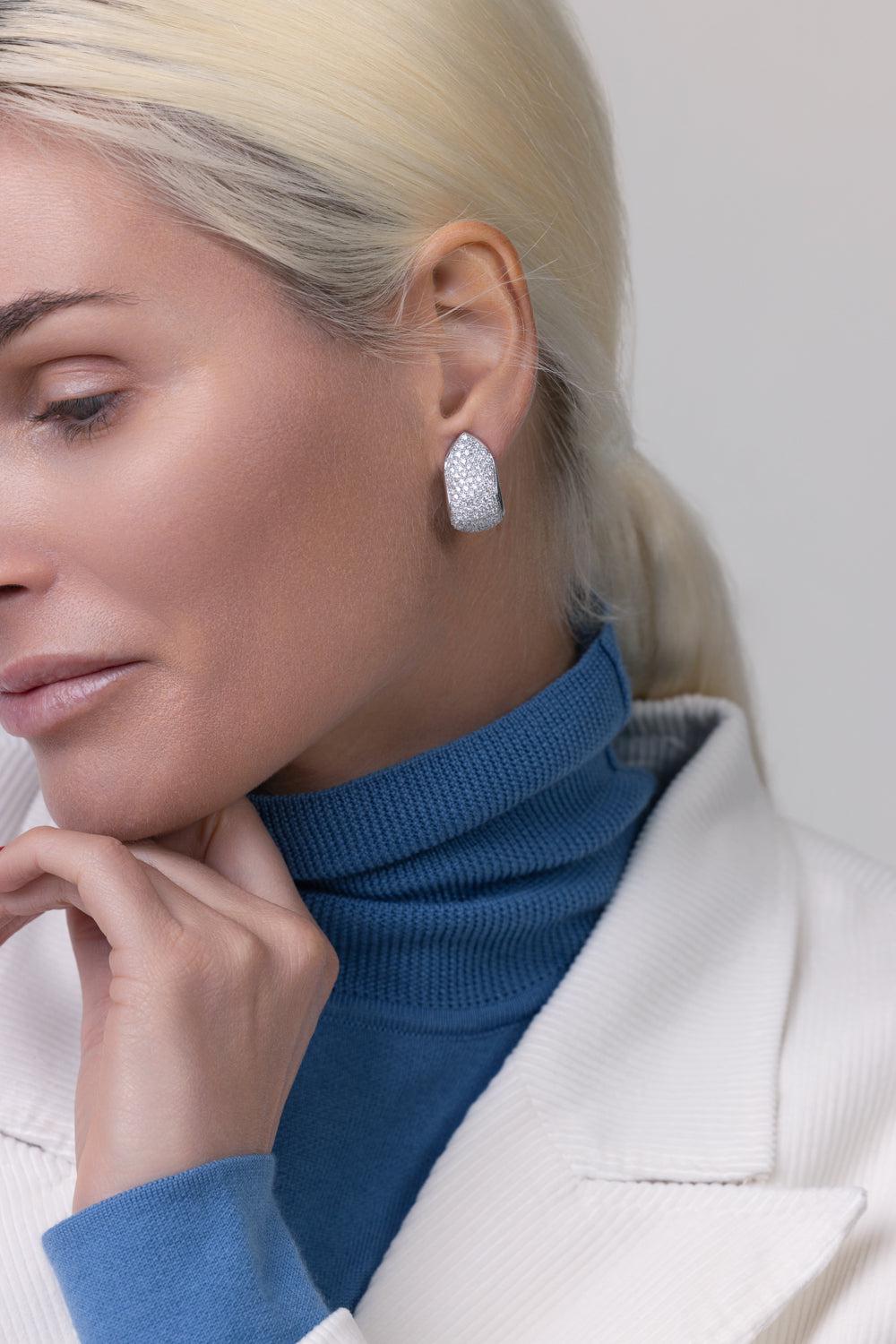 Large Diamond Hoop Earrings-WHITE GOLD-JEWELRYFINE JEWELEARRING-TAMARA COMOLLI