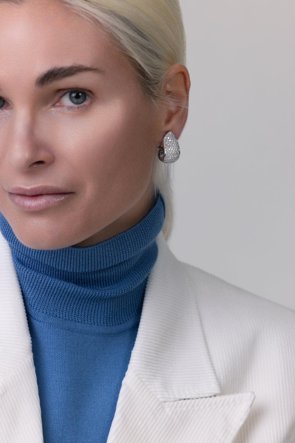 Large Diamond Hoop Earrings-WHITE GOLD-JEWELRYFINE JEWELEARRING-TAMARA COMOLLI