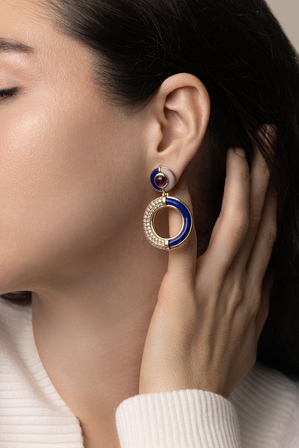 Sugar And Spice Statement Earrings-YELLOW GOLD-JEWELRYFINE JEWELEARRING-MASON & BOOKS