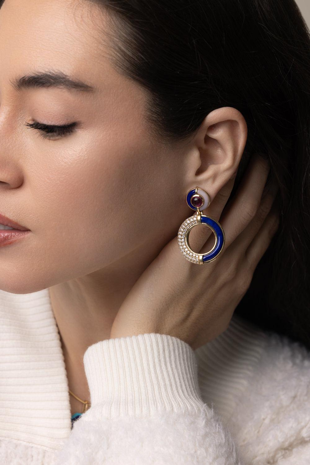Sugar And Spice Statement Earrings-YELLOW GOLD-JEWELRYFINE JEWELEARRING-MASON & BOOKS