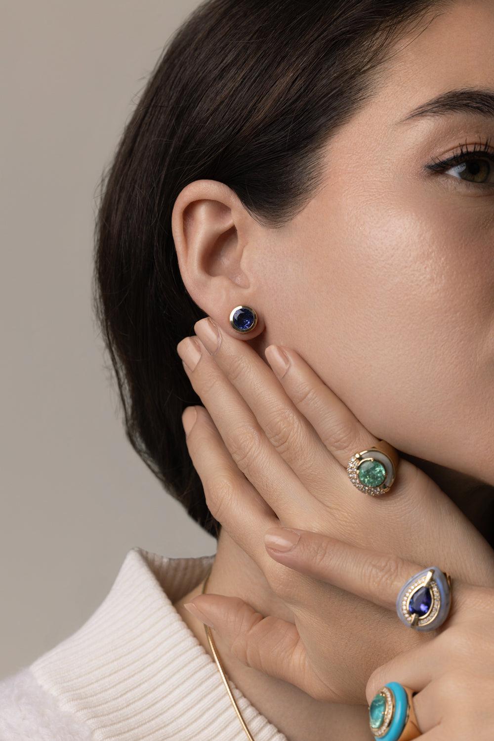 Opal Drip Drop Earrings-YELLOW GOLD-JEWELRYFINE JEWELEARRING-MASON & BOOKS