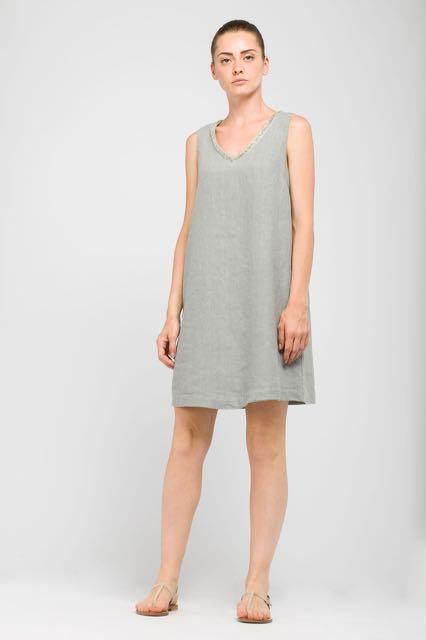 120% LINO-Embellished Tank Dress-