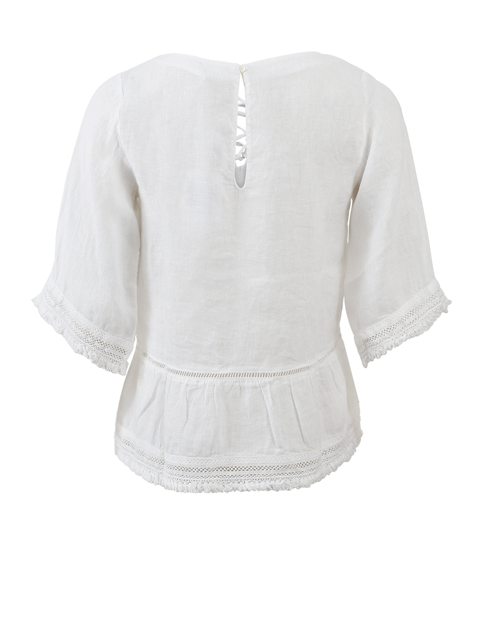 120% LINO-Lace Up Top-