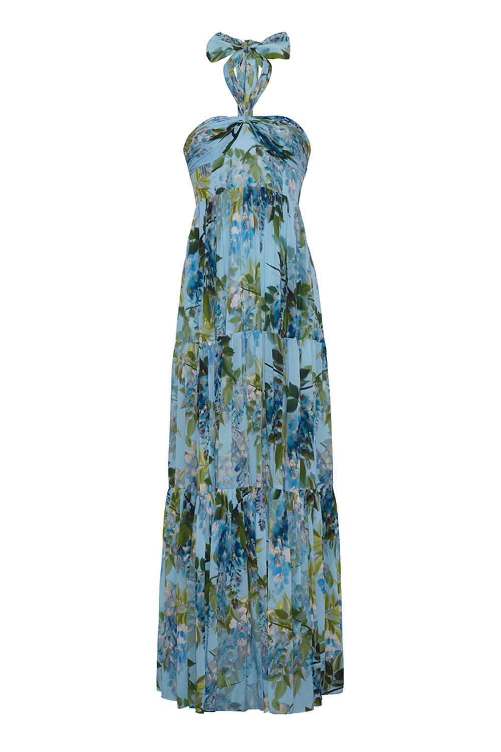 Piana Maxi Dress-WISTERIA LIGHT BLUE-2-CLOTHINGDRESSCASUAL-CARA CARA