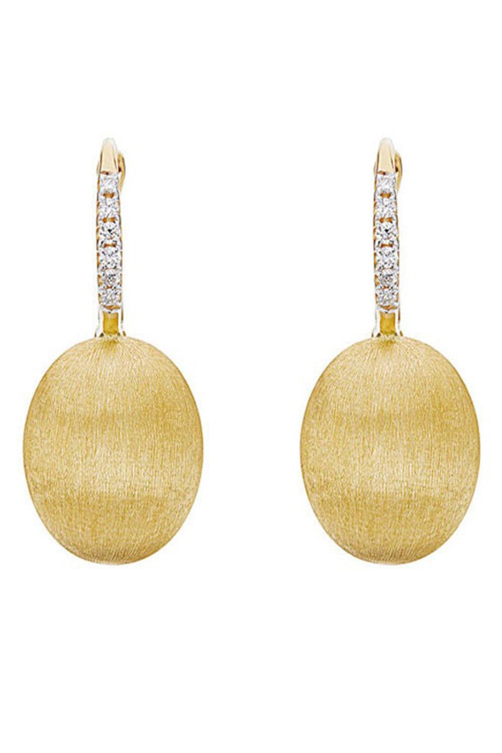 Diamond Ciliegine Medium Ball Drop Earrings-WHITE GOLD-JEWELRYFINE JEWELEARRING-NANIS