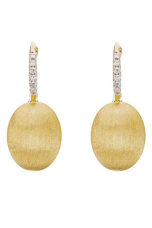 Diamond Ciliegine Medium Ball Drop Earrings-WHITE GOLD-JEWELRYFINE JEWELEARRING-NANIS