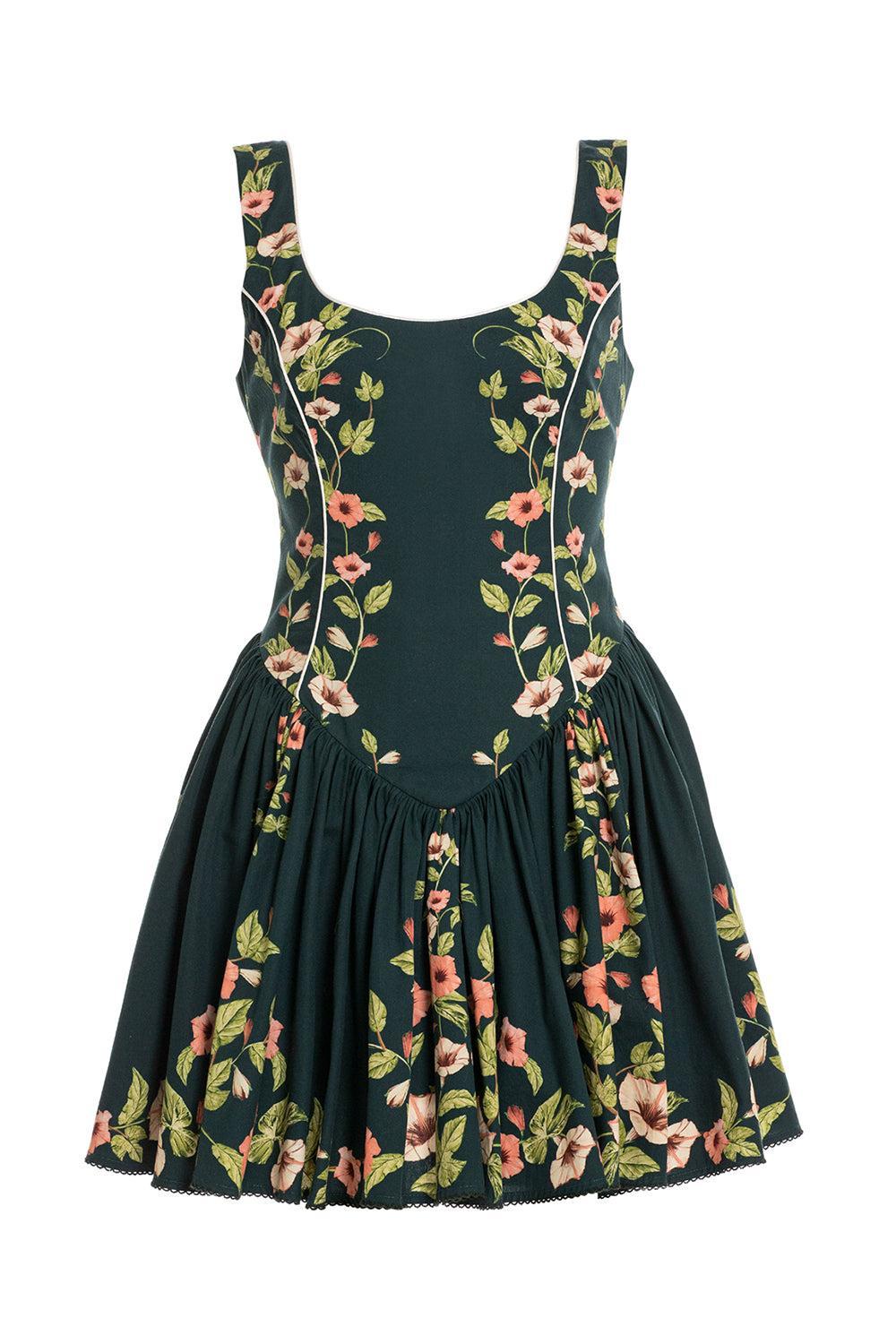 Pluma Mosquetero Mini Dress-MULTI-XS-CLOTHINGDRESSCASUAL-AGUA BY AGUA BENDITA