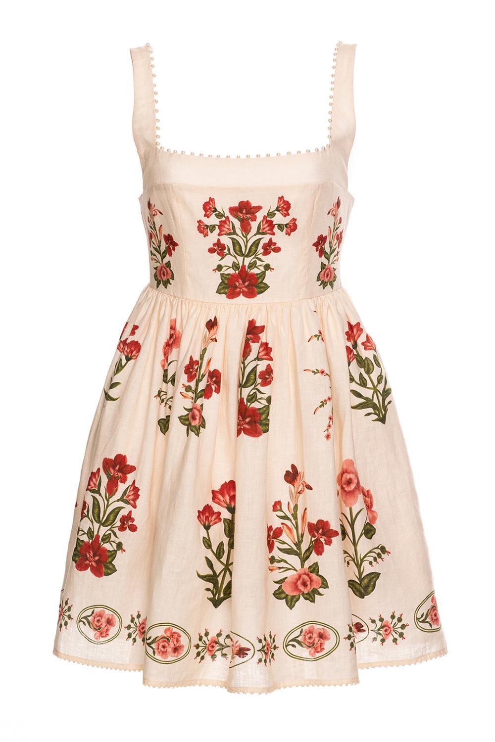 Barbara Mini Canna Dress-MULTI-XS-CLOTHINGDRESSCASUAL-AGUA BY AGUA BENDITA
